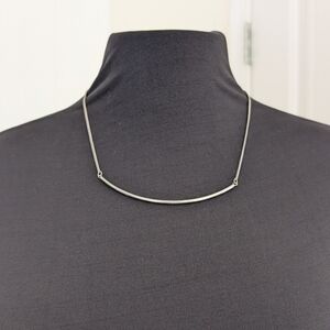 ✳️ FREE w/ Bundle - Minimalist Silver Bar Necklace
